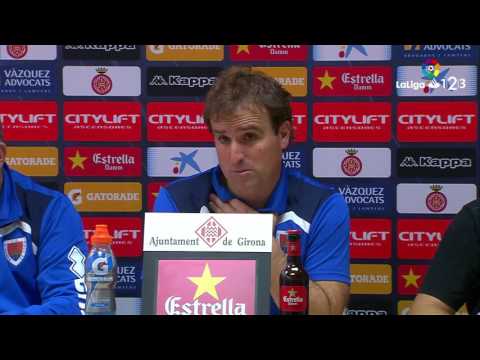 Rueda de prensa de Jagoba Arraste tras el Girona FC vs CD Numancia (3-0)