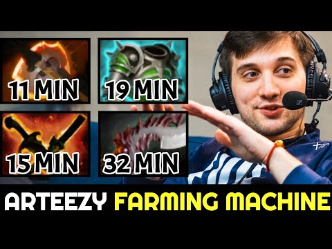 ARTEEZY 980GPM Super Farming Machine — 11min Battle Fury 7.28 Dota 2