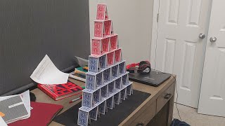 How to build the EASIEST card tower of your life...