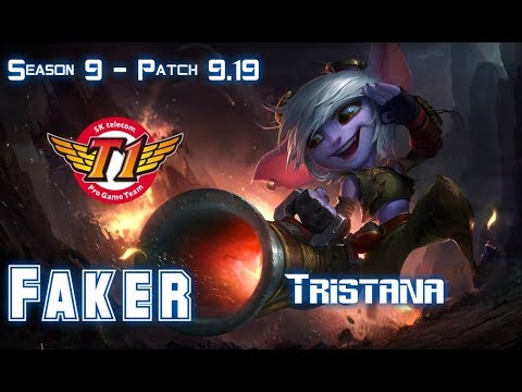 SKT T1 Faker TRISTANA vs SYLAS MId - Patch 9.19 KR Ranked