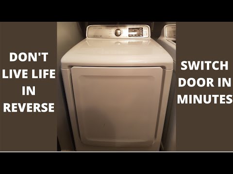 Dryer Door Reversal - Samsung Dryer