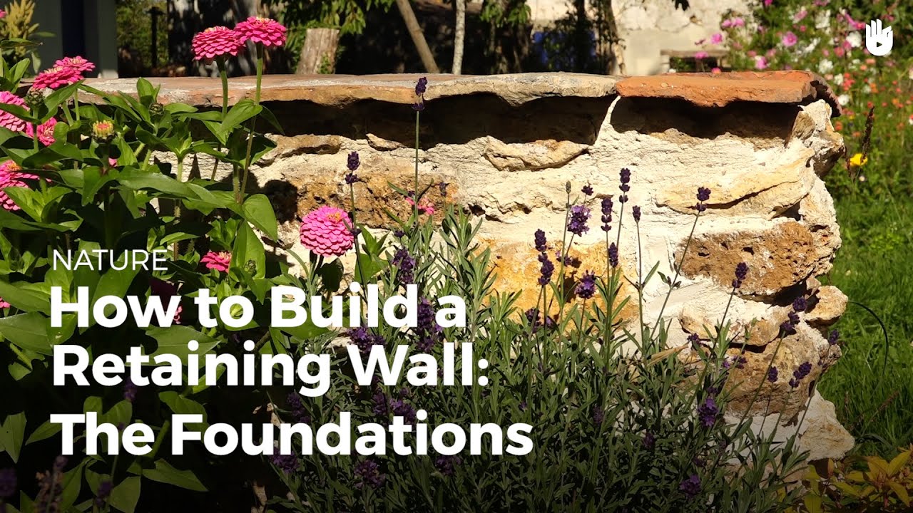 How to Build a Retaining Wall The Foundations Household DIY Projects