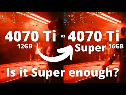 RTX 4070 Ti vs RTX 4070 Ti Super: The Ultimate Comparison!!! (Newest games, RT, DLSS 3, and more!)