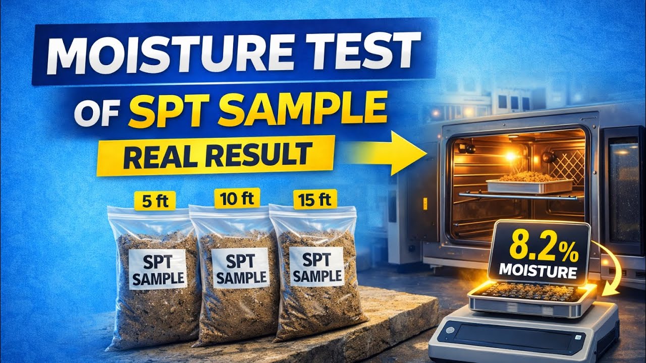 Moisture Content Test of Soil | How to Determine Water Content | Soil Investigation Course Part 3