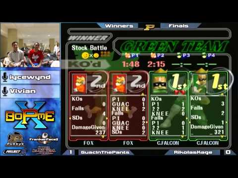 BoPME X Melee - GuacInThePants (Green) vs. RikolasKage (Red) Winners Finals