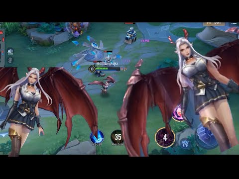 The Beautiful Devil Veera HeartBreaker Skin Spotlight Fight | Garena Arena Of Valor (AOV)