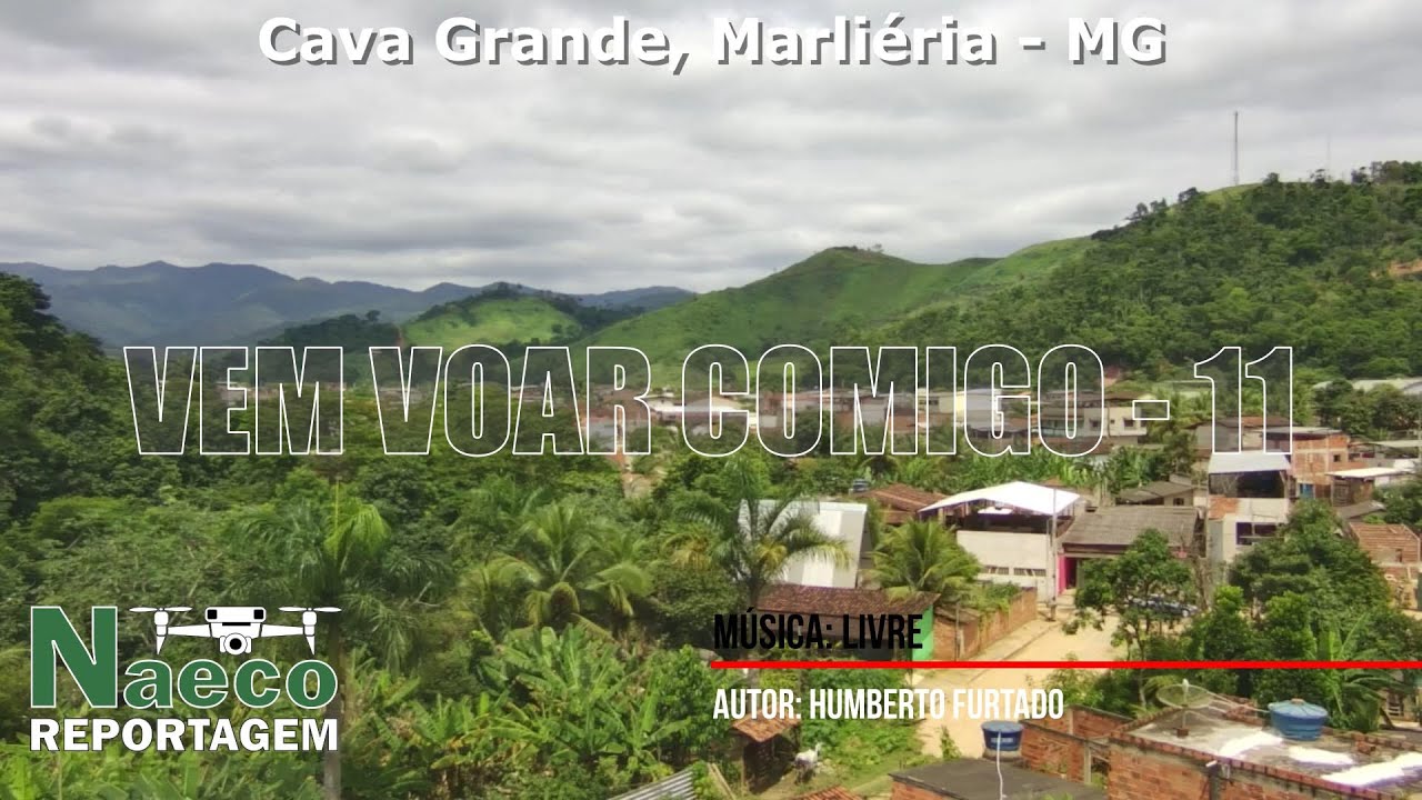 Voo panorâmico em Cava Grande - Marliéria - MG