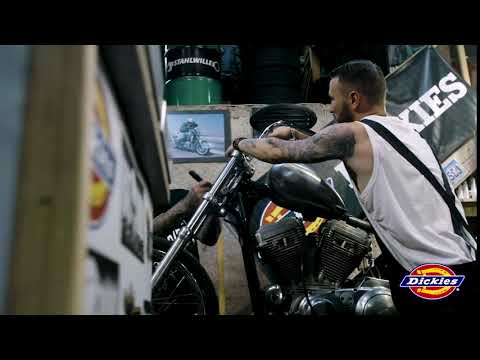 Dickies Redhawk Bib and Brace - Navy - WD600