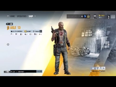 Rainbow Six Siege showing elite skins, plus MVP animation part 1