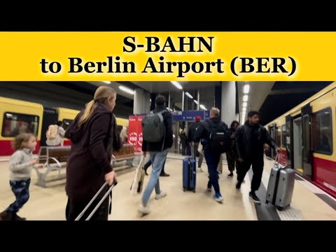 Get to Berlin-Brandenburg Airport (BER) quickly and easily with the S-Bahn Berlin