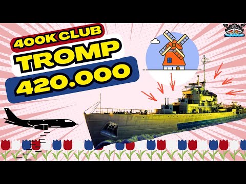 420K DMG mit der TROMP! 😱 "400K Club" | WoWS ⚓️ in World of Warships 🚢