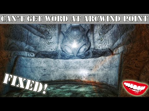 Skyrim Find the Word of Power in Arcwind Point sword Wall BUG *FIX*