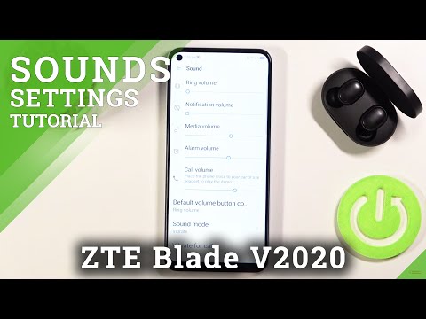 How to Find Sound Settings in ZTE Blade V2020 – Open Sound Settings
