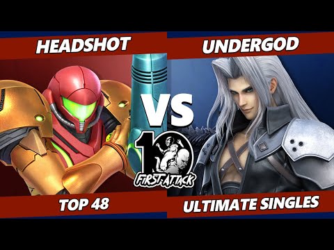 First Attack 2022  - Headshot (Samus) Vs. Undergod (Sephiroth) Smash Ultimate Tournament