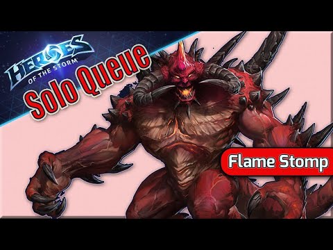 Solo Queue: Flame Stomp Hybrid Build | Heroes of the Storm Gameplay