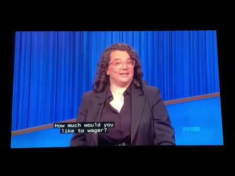 Jeopardy, Emma Saltzberg Day 2 - 1st Daily Double (2/3/22)