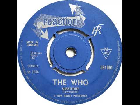 UK New Entry 1966 (71) The Who - Substitute