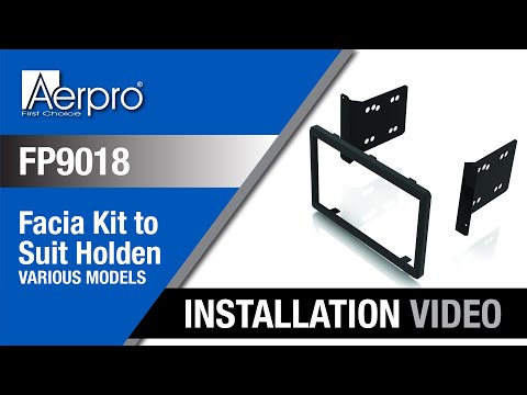 Aerpro FP9018 – Double Din Install Kit to suit Holden Commodore VT, VX & VU - Installation Video