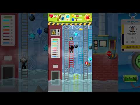 Stickman hook stairs game