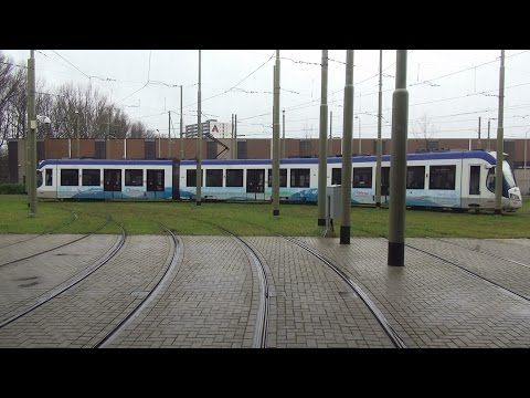 HTM MAT-rit RandstadRail 2 Remise Zichtenburg - Kraayenstein | regen | Alstom RegioCitadis 4042