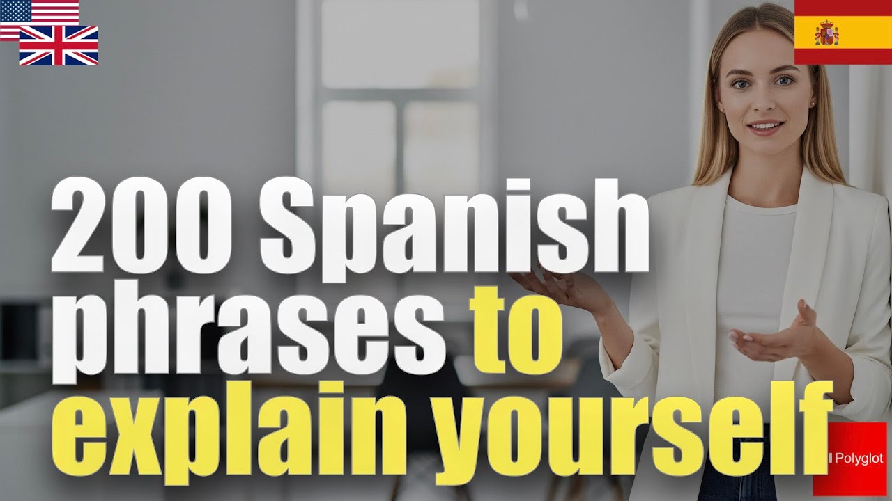200 Spanish phrases to explain yourself | Passive listening | Must-Know | with hiragana episode artwork