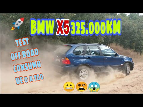 Test BMW X5 3.0d 325.000 Km SPILLS CONSUMPTION TEST 4×4 off road.