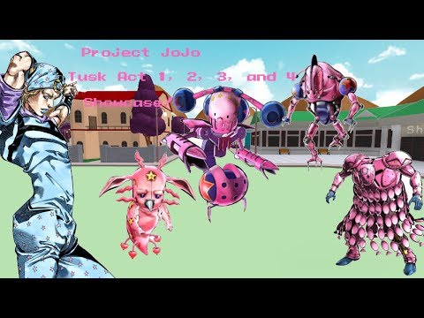 Roblox Project Jojo Sticky Fingers Showcase Sheeptrainer Video - roblox project jojo tusk all acts showcase