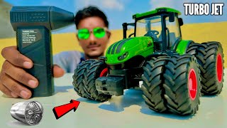 RC Farm Tractor Vs Turbo Jet Fan Track Unboxing & Testing - Chatpat toy TV