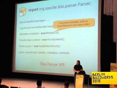 Berlin Buzzwords 2010: Jukka Zitting - Text and Metadata Extraction with Apache Tika #bbuzz
