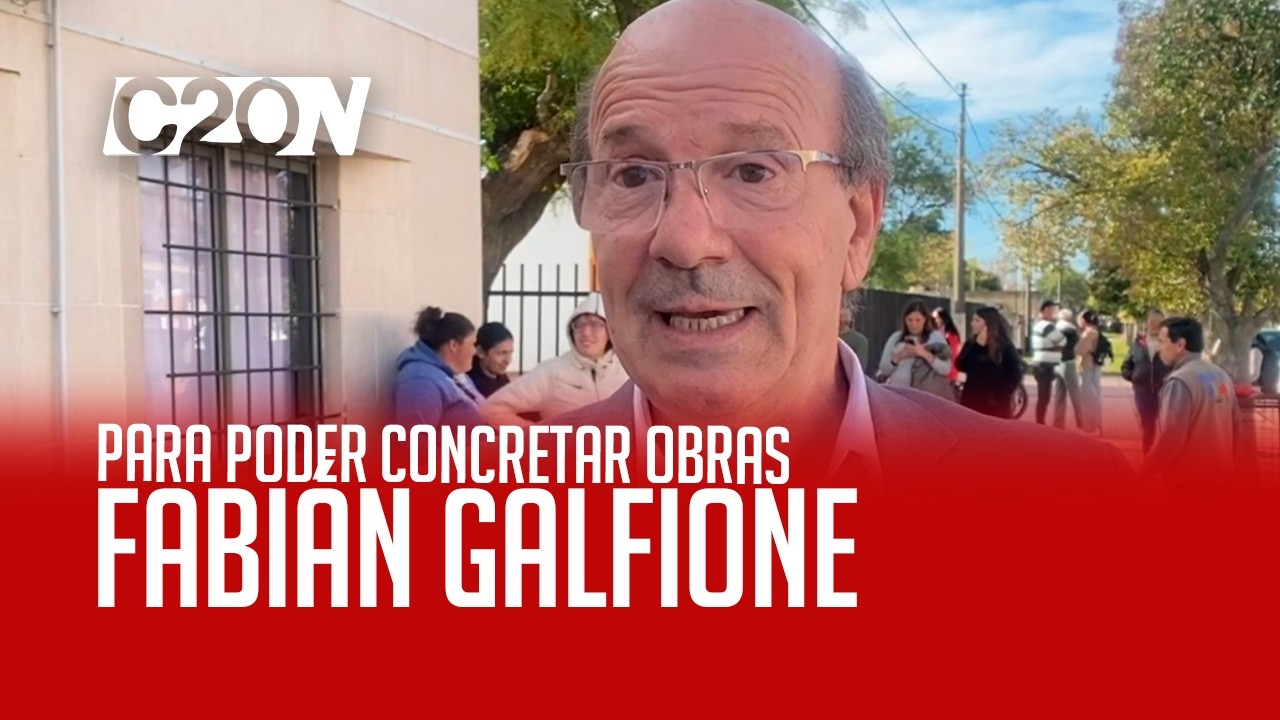 C20 Noticias | Para poder concretar obras - Fabián Galfione