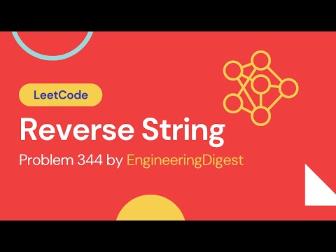Reverse String Two Pointers Approach Leet Code