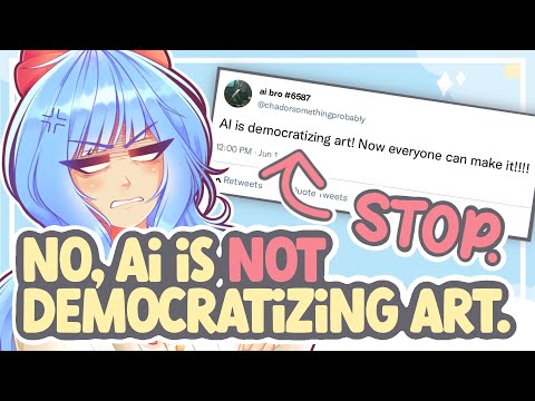 NO, AI Does NOT Democratize Art (And That's a Dumb Defense) || SPEEDPAINT + COMMENTARY