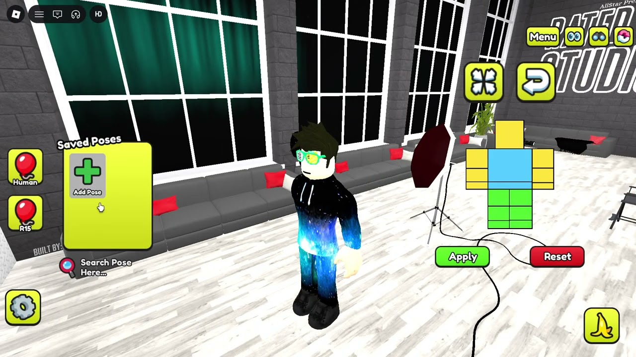 Pose editor