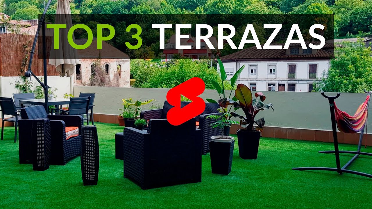 [ TOP 3 ] Terrazas para inspirarte 😍 🏢 ¿Cuál prefieres #decoración