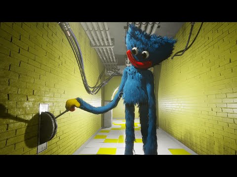 Huggy Wuggy returns as friend and helps you - Poppy Playtime: Chapter 2 - YouTube