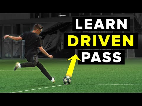 LEARN THE LOW DRIVEN PASS | Ping the ball with power