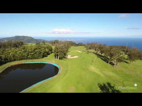 Santo Da Serra Golf - drone aerial video - Desertas Course - Hole#02