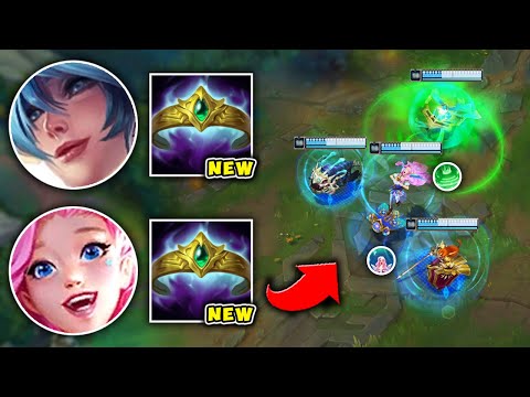 WE RAN THE UWU COMP AND HAD INFINITE SHIELDS AND HEALS - League of Legends