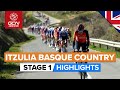 Rare Opportunity For The Sprinters! | Itzulia Basque Country 2023 Highlights - Stage 1
