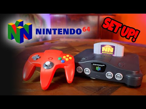 N64 Console Set Up How To | Nostalgic Video Games Nintendo 64 Walkthrough