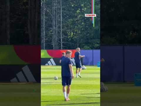 🏋🏻 Le dernier entraînement pour la Norvège d'Erling Haaland ce jeudi à Boston #fifaworldcuponyt