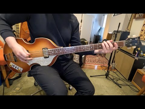 I'm Happy Just To Dance With You- The Beatles (Bass Cover)