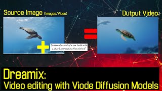 Dreamix - Applying Video Diffusion Models as General Video Editors (AI-fused Video Editing)
