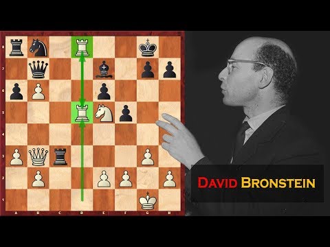 Two... David Bronstein Sacrifices Two Rooks In One Game