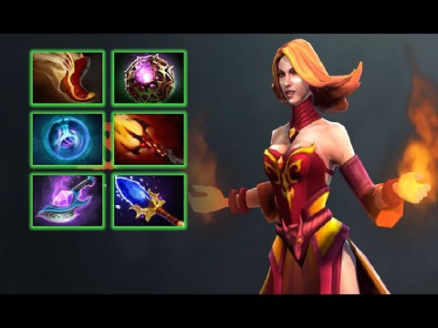 Dota 2 Mid Lina Support vs Lycan - Watch & Learn - victory in a game with 84 kills!