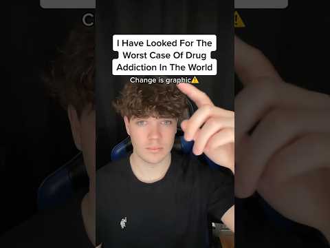 The WORST case of Drug Addiction ⚠️GRAPHIC⚠️ #shorts #viral #addictionawareness #beforeandafter