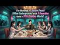I’m Hosting a Luxury Feast 100m Underground with 5 Beauties Amid a 70% Zombie World!