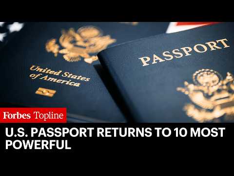 美國護照重返「最強護照」前十名！旅遊免簽權卻下滑了？ (U.S. Passport Returns To 10 Most Powerful—Despite Drop In Visa-Free Access)