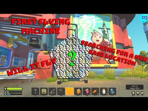 Scrap Mechanic Survival Modded | E04 | Fant Mod | Fist Flyer | Will It Fly | Base Locations
