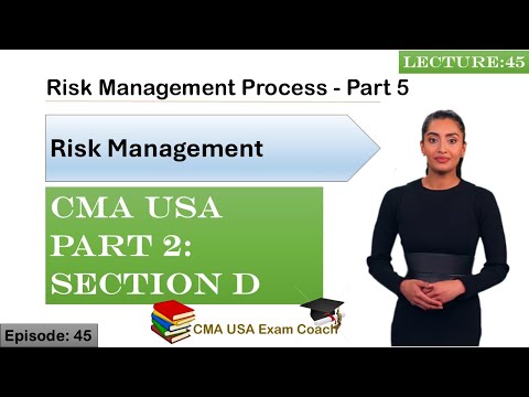 Risk Management Process Part 5 | Risk Management | Part 2 | Section D | Episode 45 | CMA USA